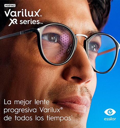 chico con gafas de la marca varilux