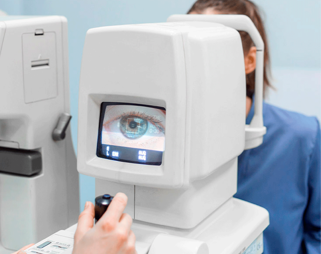 maquina de hacer examenes visuales